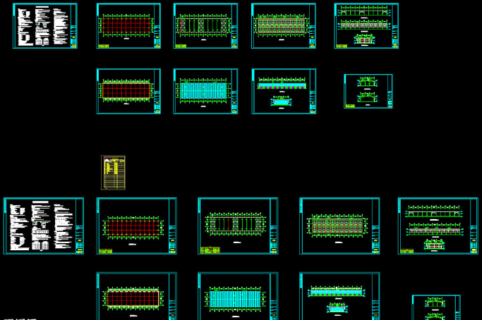 日喀则钢结构厂房图纸